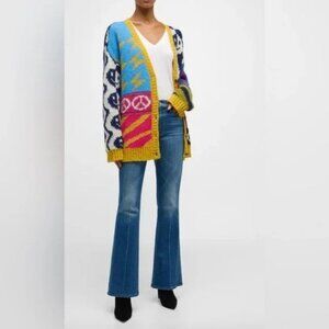 Mother The Weekender Flare Leg Jeans Mid Rise Denim It's a Small World Size 25